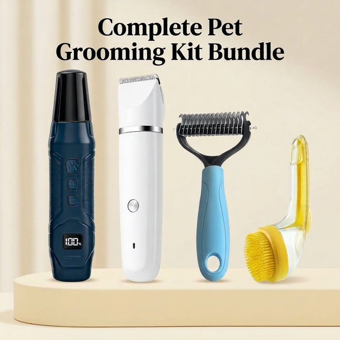 Complete Pet Grooming Kit Bundle
